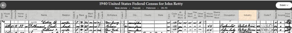 Paul-1940 Census