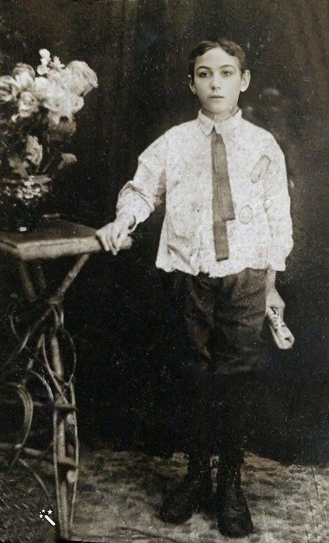 Paul's Bar MItzvah Photo, circa 1915