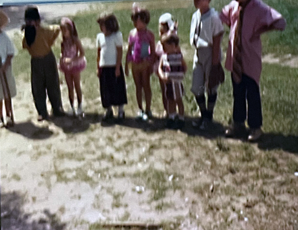 End of summer playground fun, 1969