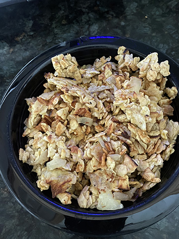 Baked Matzoh Farfel